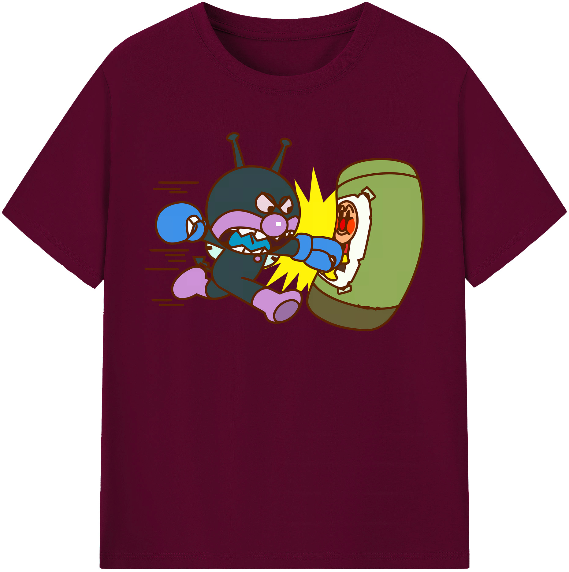 （画像用） アンパンマン Anpanman レディースカジュアルプリントTシャツ（綿100％）